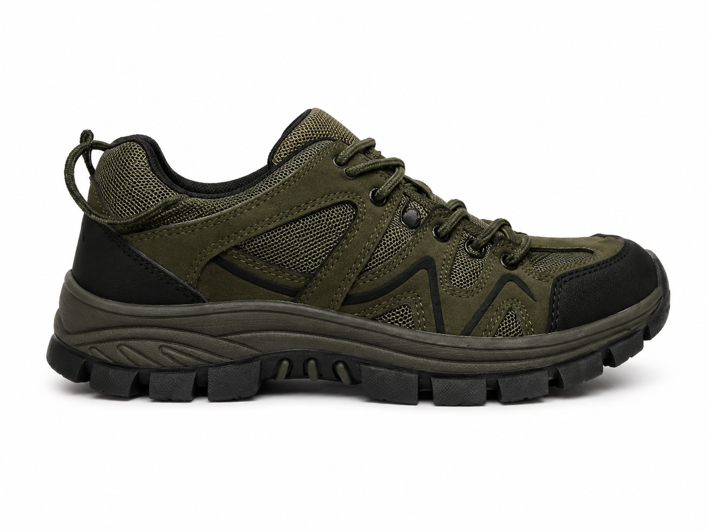 Zapatilla Trekking Verde Oliva