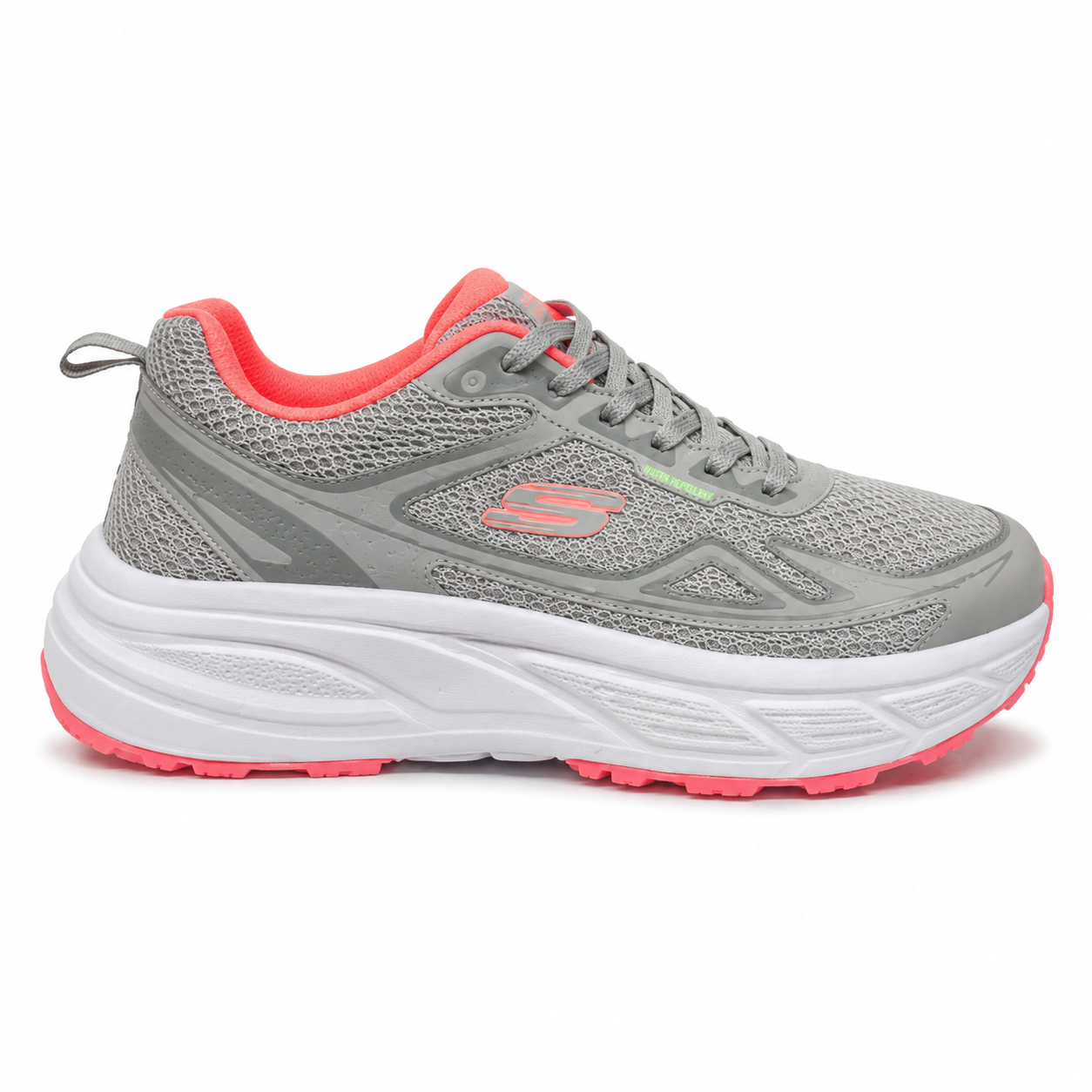 Zapatilla Running Mujer Gris y Rosa | A006-3