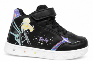 Zapatilla Bota Tinker Bell Niña Negro