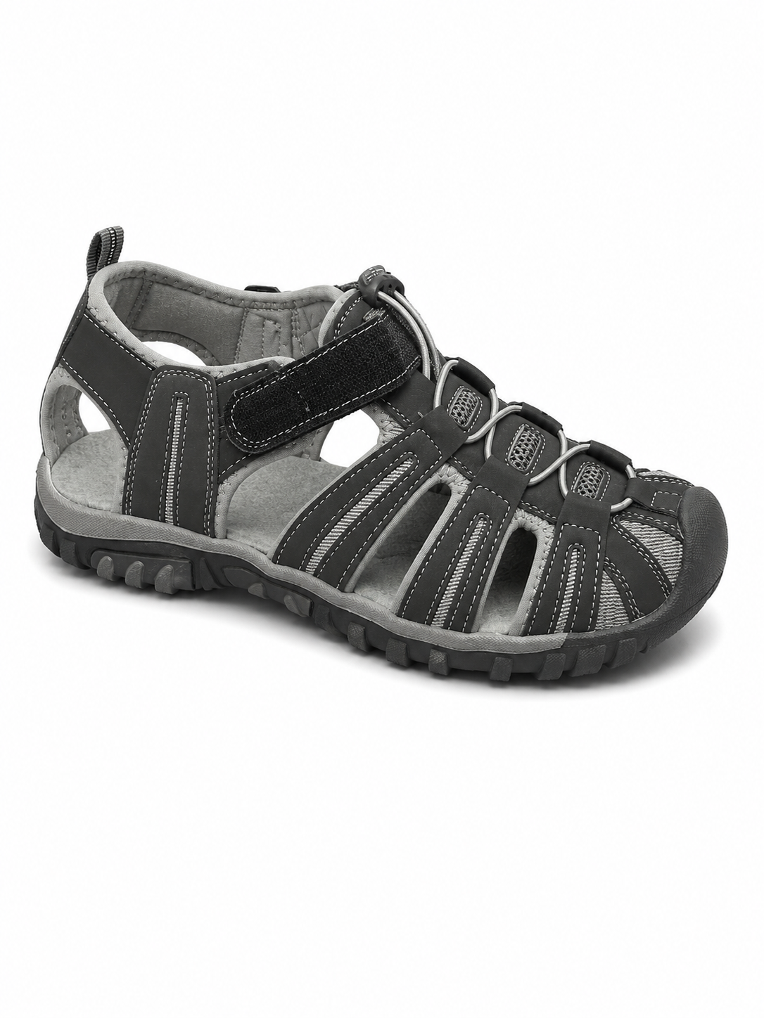 Sandalia Cerrada Trekking Negro/Gris