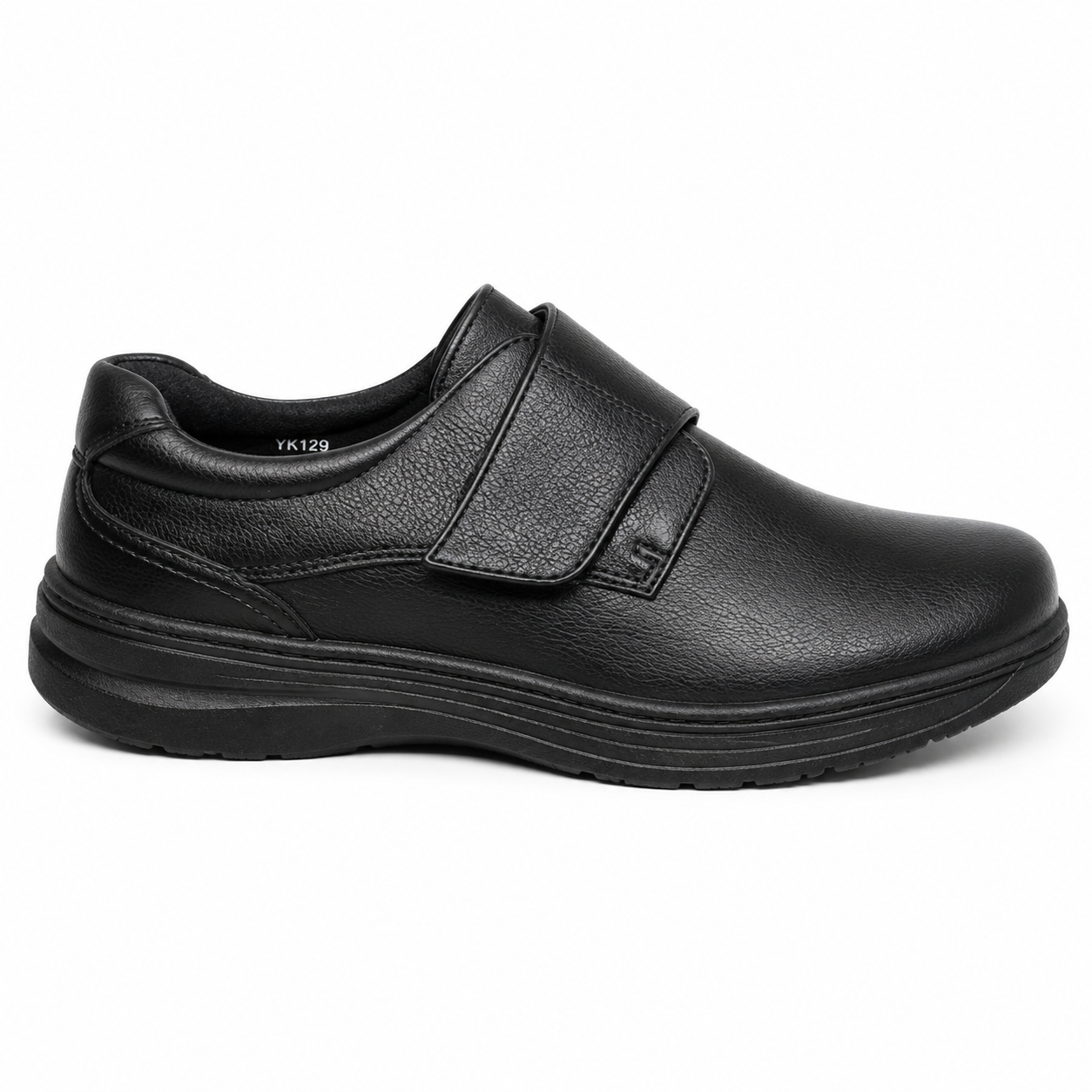 Zapato Confort Negro Velcro
