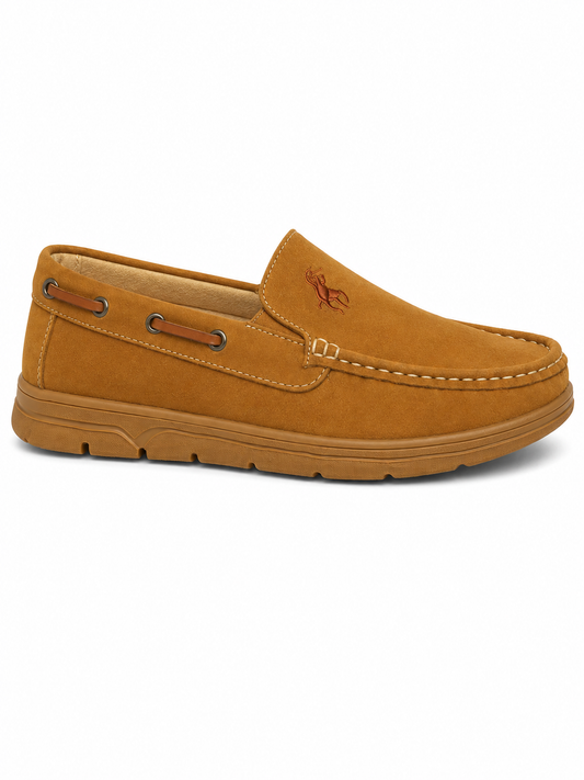 Mocasín Náutico Camel Nubuck