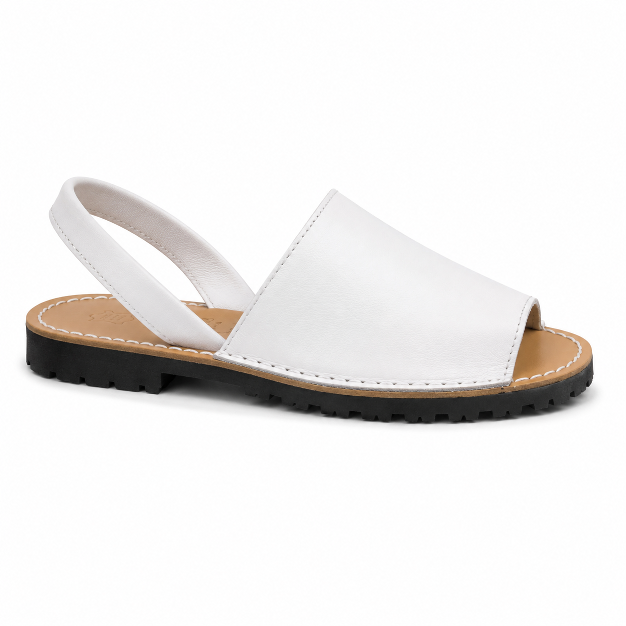 Avarca Menorquina Blanca Napa MOD 550